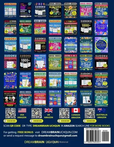 Vista 2 de Kriss Kross Puzzle Book For Adults 300 Puzzles with Full Solutions VOLUME 2 Kriss Kross (Criss Cross) Crossword Activity Book with 15.000 words on