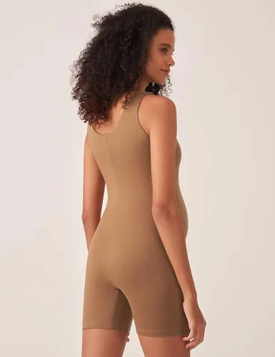 Vista 3 de POSHDIVAH Body de maternidad para mujer, sin mangas, pantalones cortos, para sesión de fotos