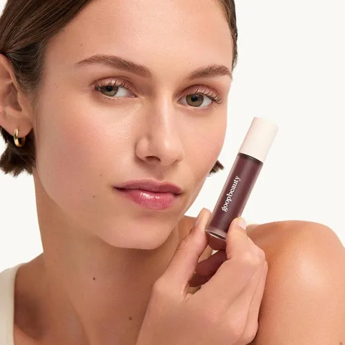 Vista 7 de goop Beauty Hydra-Barrier Gel Gloss Brillo de labios hidratante para hidratar y rellenar los labios Ácido hialurónico y vitamina E Blossom