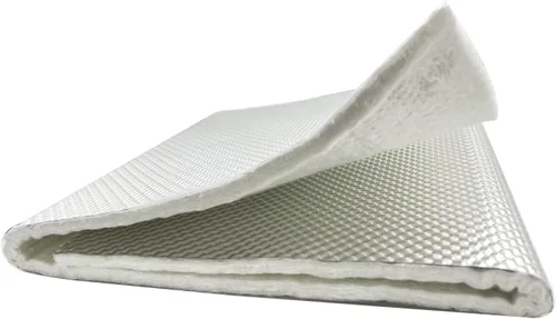 Reduce Radiant Heat Heatshield Armadura de Aluminio de 1/2" de Grosor x 1' de Ancho x 2' de Largo Escudo Térmico para Tubo de Escape Plateado