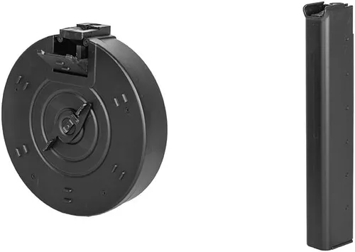 Vista 3 de Well D98 M1A1 WW2 SMG AEG Pistola de Airsoft (TODO NEGRO)