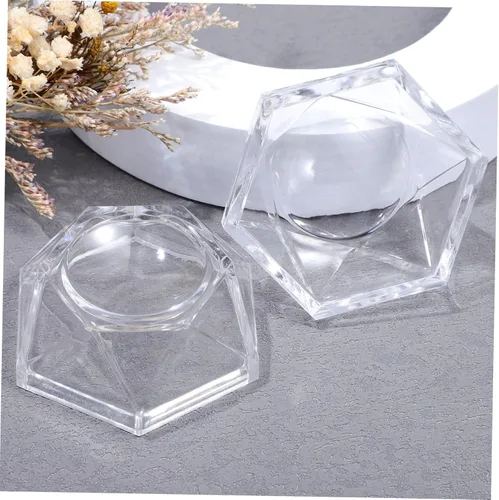 Vista 9 de NOLITOY 4 soportes de acrílico base soporte de bola mirando soporte de bola mini soporte de bola soporte de esfera acrílico soporte de esfera