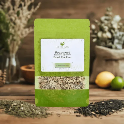 Vista 7 de Pure and Natural Biokoma Soapwort - Raíz seca de 3.55 onzas (3.55 onzas) en bolsa resellable a prueba de humedad