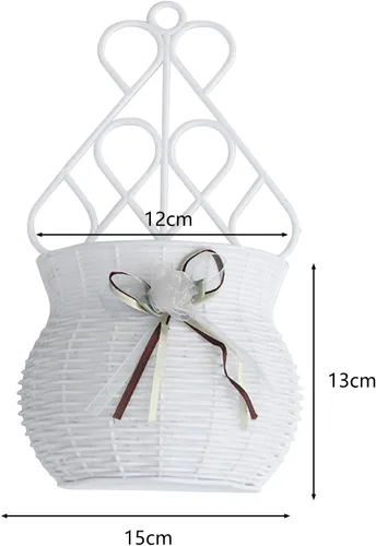 Vista 3 de AkoMatial Macetas colgantes de pared, macetas de pared para plantas de interior y exterior, macetas modernas para el hogar, jardín, patio