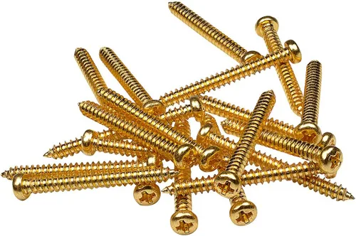 Vista 4 de Musiclily Tornillos básicos de montaje de madera para pastillas de metal métricas de 0.102 x 1.024 in para pastillas de bobina simple/Humbucker