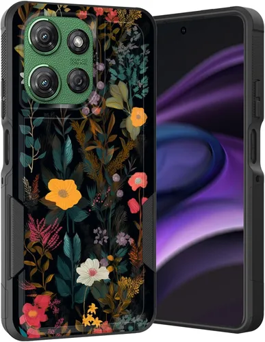 Vista 143 de para Moto G Play 4G 2024, funda de dos capas híbrida resistente y a prueba de golpes, PC duro + silicona suave protectora para Motorola Moto G Play