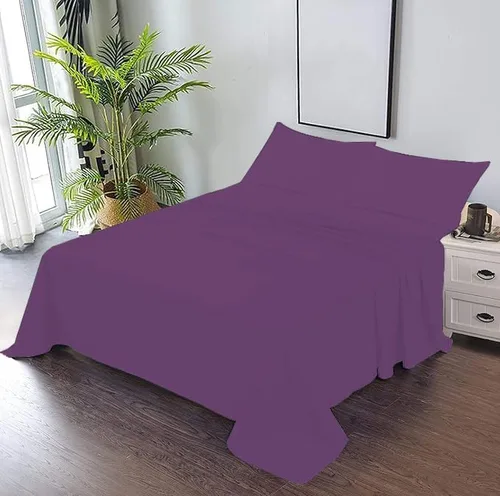 Vista 22 de Sábana encimera suave de lujo de 800 hilos, 100% algodón egipcio, 1 pieza, tamaño Queen (92 x 102 pulgadas), color negro liso