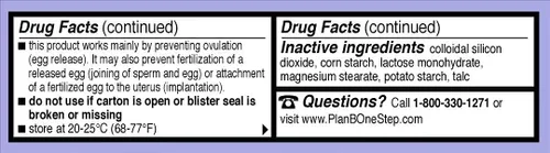 Vista 4 de Plan B Un paso anticonceptivo de emergencia