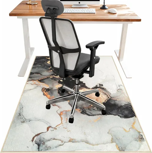 Vista 13 de Anidaroel Alfombra para Silla de Oficina para Piso de Madera Dura, Protector para Silla con Ruedas de 36"x48", Alfombra para Computadora