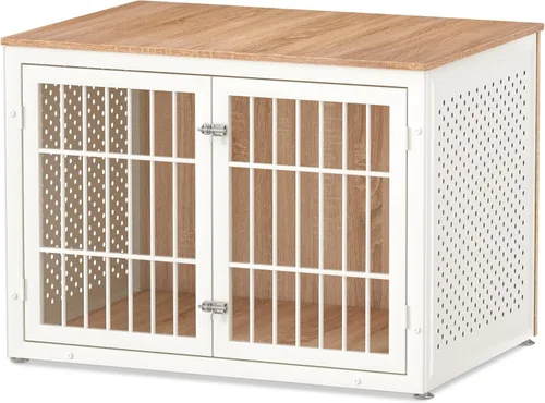 Vista 8 de rehomerance Jaula/Mueble de Servicio Pesado de 26" para Perros Pequeños, Perrera de Metal para Perros con Alta Ansiedad, Jaula para Mascotas a