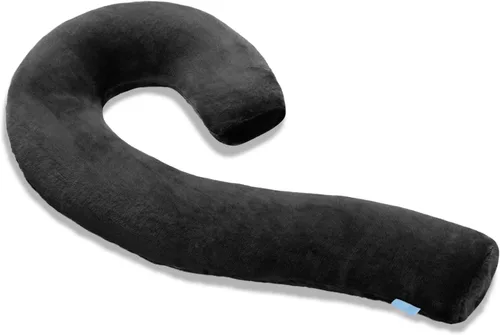 Vista 13 de SCHNAUZER HOME Almohada corporal para adultos – Inserto de almohada suave y larga para dormir – Espuma viscoelástica triturada y funda extraíble