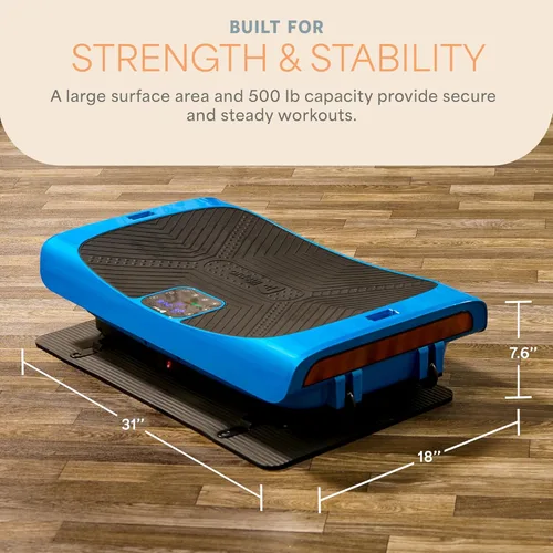 Vista 7 de Lifepro Vibration Plate Machines – Full Body Workout, Recovery & Lymphatic Drainage with 4D Motion, Silent Operation, Joint Support, & Triple Motor