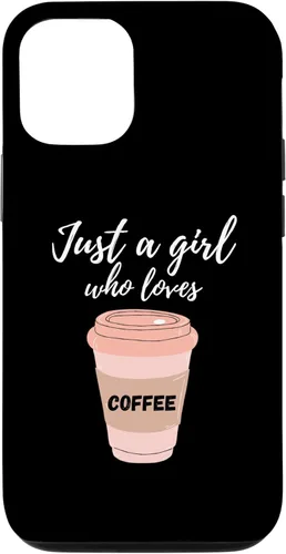 Vista 28 de Just A Girl Who Loves Coffee Funny Java Lover Design Cute Case for iPhone 16