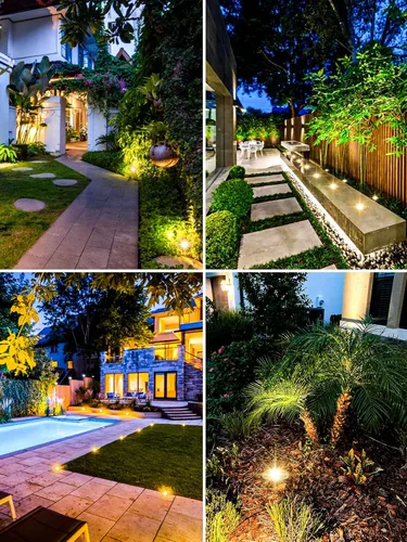 Vista 5 de ZUCKEO - Luces de paisaje de bajo voltaje LED, 3 W, 12 V-24 V, luces de tierra IP67, impermeables, de bajo voltaje, iluminación de paisaje