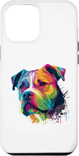 Vista 26 de Colorful American Bulldog American Bully Men Women Case for iPhone 17