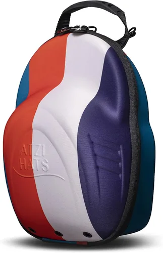 Funda para gorras de béisbol, estuche duro de viaje, gorras, caja de almacenamiento, correa de hombro, mosquetón, se adapta a 6 sombreros