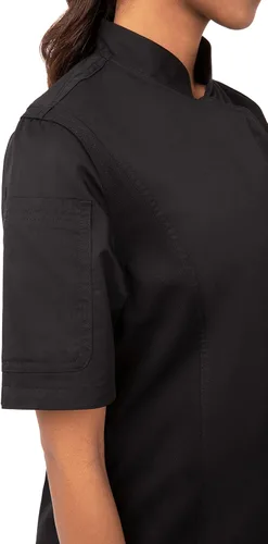 Vista 3 de Chef Works Abrigo de chef Springfield para mujer