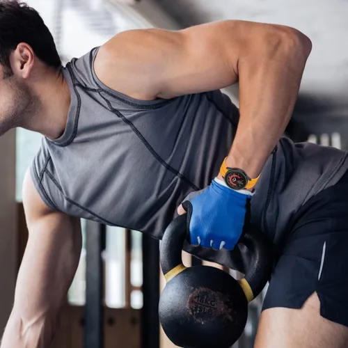 Vista 5 de Galaxy Watch 5 Pro Bandas de 45mm, Correa Deportiva de Silicona sin Espacios Compatible con Galaxy Watch 7 6 5 4 de 44mm 40mm Correa de Reemplazo