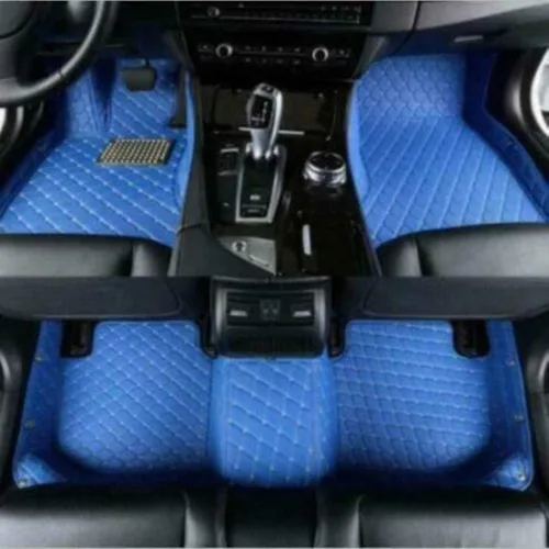 Vista 5 de Alfombrillas personalizadas para automóvil compatibles con todos los modelos, protegen el interior de tu vehículo de la suciedad y los desechos Beige