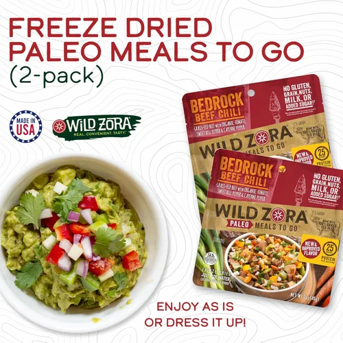 Vista 3 de Comida preparada paleo Wild Zora (porción individual)