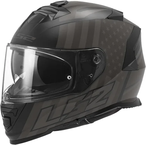 Vista 19 de LS2 - Casco integral Assault para motocicleta con visera solar