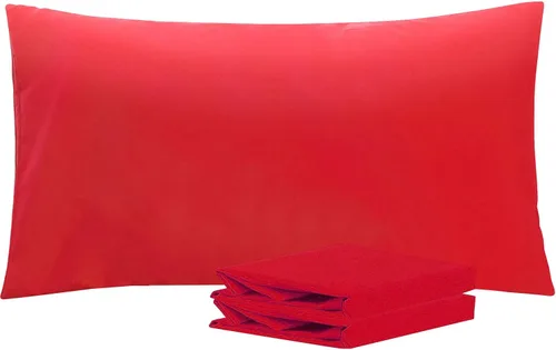 Vista 93 de NTBAY Juego de fundas de almohada estándar, paquete de 2 fundas de almohada de microfibra cepillada de 20 x 26 pulgadas, suaves, sin arrugas