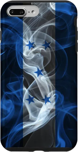 Vista 12 de iPhone 16 Smoky Honduras Flag - Funda de orgullo hondureño estilo humo