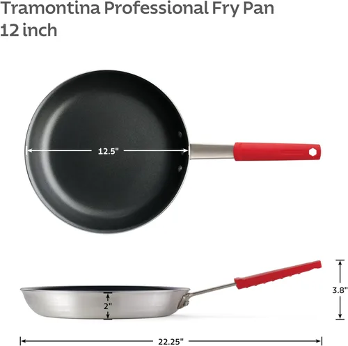 Vista 54 de Tramontina Sartén profesional de cerámica antiadherente de 8 pulgadas, sartén de aluminio de calibre pesado con revestimiento antiadherente