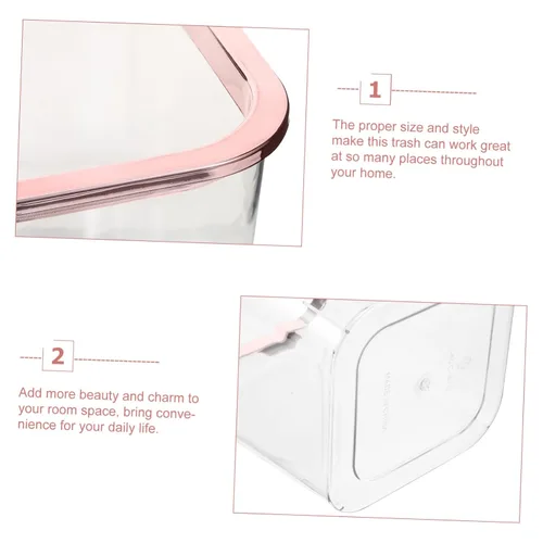 Vista 8 de ULTECHNOVO Bote de basura para baño, dormitorio, escritorio, exterior, plegable, camping, mascotas, material de belleza, encanto