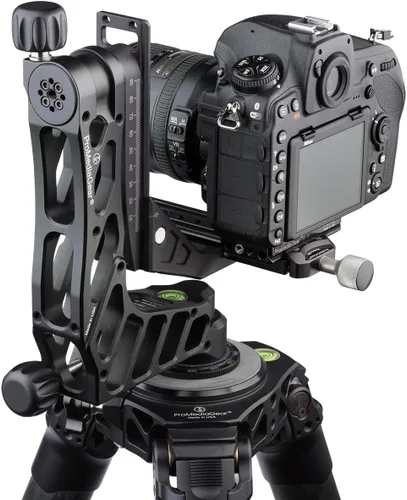 Vista 6 de PXC1 - Riel nodal tipo Arca-Swiss de 6 pulgadas con abrazadera integrada, cola de paloma doble