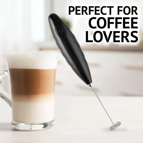 Vista 7 de Espumador de Leche para Café - Espumador Automático de Leche de Mano Creador de Espuma de Leche Espumador de Mano para Café, Matcha, Chocolate