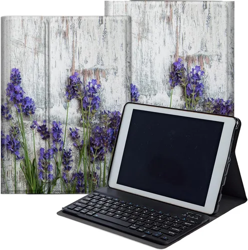 Vista 10 de DEGDFSGR Funda para Samsung Galaxy Tab A8 10.5 con teclado, teclado inalámbrico desmontable cierre magnético, funda protectora para Samsung Tab A8