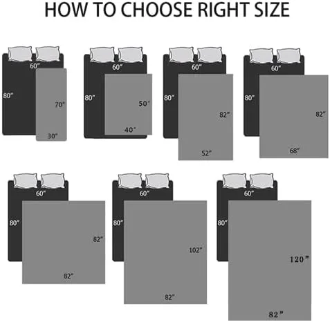 Vista 7 de Ameritex - Manta impermeable para cama de perro con parte trasera antideslizante para muebles cama sofá