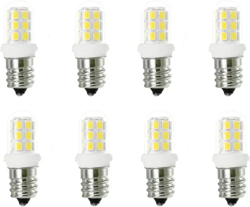 Vista 8 de Bombillas LED C7 E12 de repuesto para lámparas de sal del Himalaya de 15 W, bombillas de luz nocturna, candelabros, bombillas LED C7, 6000 K