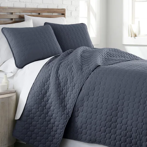 Southshore Fine Living, Inc. Juego de ropa de cama tamaño individual e individual XL con funda de almohada a juego, diseño moderno de costuras
