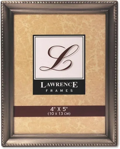 Vista 45 de Lawrence Frames - 11723 Marco de fotos clásico con cuentas, 2.5 x 3.5, dorado