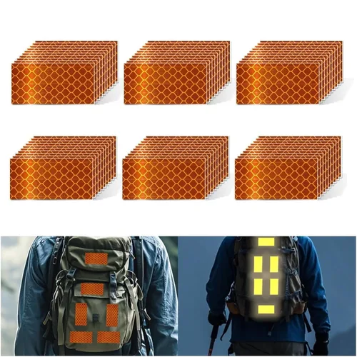 Vista 174 de Adhesivos reflectantes reflectantes de 1 pulgada de diámetro, reflector, impermeable, cinta adhesiva de advertencia de alta visibilidad