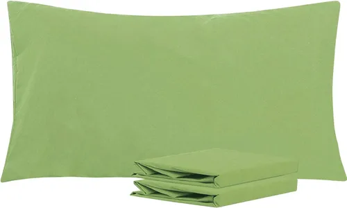 Vista 129 de NTBAY Juego de fundas de almohada estándar, paquete de 2 fundas de almohada de microfibra cepillada de 20 x 26 pulgadas, suaves, sin arrugas