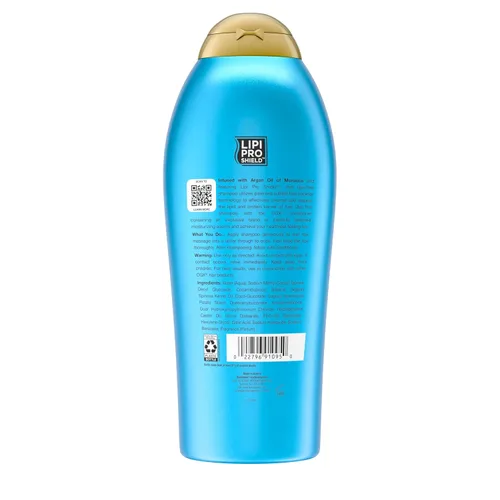 Vista 7 de Champú de aceite de argán marroquí, renovador, tamaño salón, 25.4 onzas, de Organix