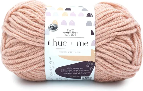 Vista 15 de Lion Brand Yarn, Hue + Me - Hilo grueso para tejer a ganchillo, tejer y manualidades, agave, 1 paquete