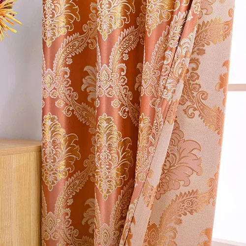 Vista 8 de ELKCA - Cenefa de cascada de tejido jacquard para dormitorio, cenefa de cortina de lujo para sala de estar