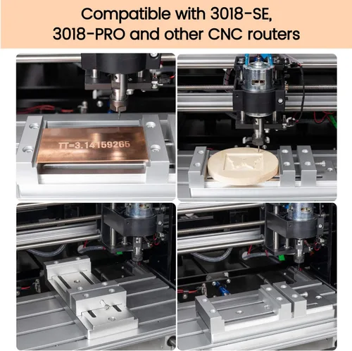 Vista 6 de FoxAlien Mini Tornillo de Banco de Perfil Bajo Abrazadera de Sujeción Mesa de Trabajo para FoxAlien 3018, Masuter 3, Masuter Pro, 3S, XE-PRO