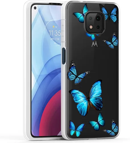 Vista 4 de Funda de teléfono para Moto G Power 2021 (no compatible con la versión 2020), Motolora G Power, funda protectora transparente de TPU