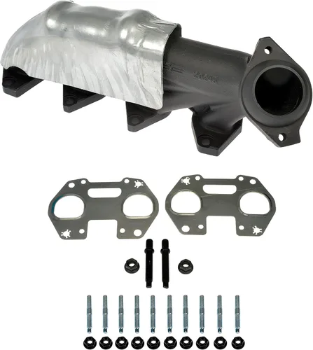 Dorman 674-695XD Kit de colector de escape recubierto de cerámica para lado del conductor compatible con modelos seleccionados de Ford/Lincoln