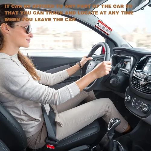 Vista 5 de 10 calcomanías de seguimiento GPS, calcomanías de alarma para automóvil, calcomanías autoadhesivas antirrobo para automóvil con señal de advertencia