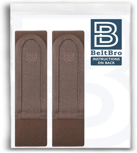 Vista 6 de BeltBro Titan - Cinturón elástico sin hebilla para hombre, se adapta a trabillas de cinturón de 1.5 pulgadas, cómodo y fácil de usar