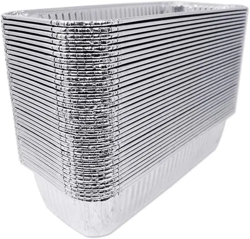 Vista 9 de Fig & Leaf Paquete de 35 bandejas de goteo compatibles con Weber Grills 6498 Smokefire l Summit l Genesis II - Forro de papel de aluminio resistente