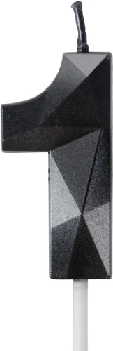 Vista 235 de Velas Número 1, Velas de Primer Cumpleaños, Vela Roja de Feliz Cumpleaños para Pastel, Decoraciones de Cobertura de Pastel de Diseño 3D para Niñas