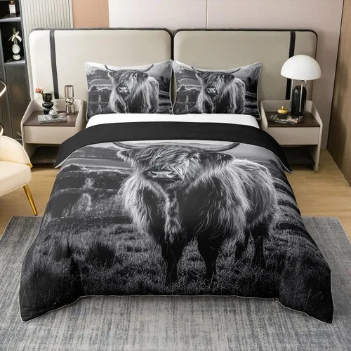 Vista 17 de Erosebridal Funda de edredón de cola de sirena de algodón 100% orgánico, tamaño individual, funda de edredón de escamas de peces para niños, juego