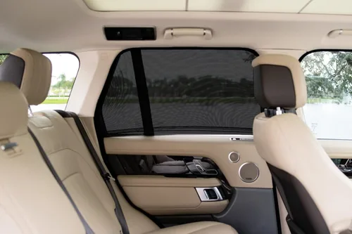 Vista 3 de Autopect Parasol para ventana lateral (paquete de 2) – Bloquea los rayos solares para mantener el interior del coche fresco y cómodo – Parasol